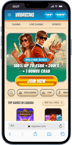 Vegasino official website